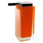 Gedy RA80-67 Square Orange Countertop Soap Dispenser